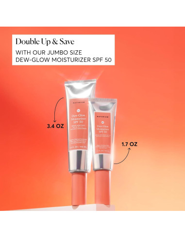 Protector Solar Hidratante Naturium SPF 50 PA++++ 48.2 g