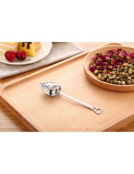 20PCS Infusores de Té HSKOTEA de Acero Inoxidable