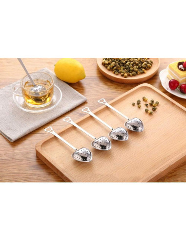 20PCS Infusores de Té HSKOTEA de Acero Inoxidable