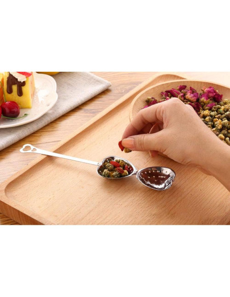 20PCS Infusores de Té HSKOTEA de Acero Inoxidable