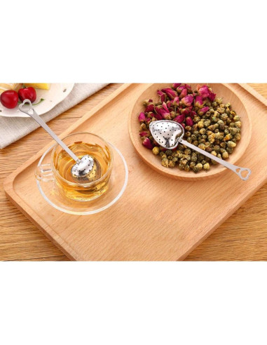 20PCS Infusores de Té HSKOTEA de Acero Inoxidable