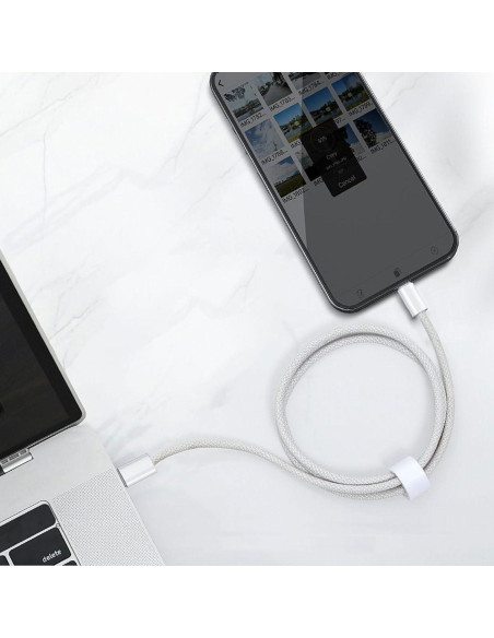 Cable USB A a USB C trenzado 0.5m Abysssea para iPhone 15/16 Cable USB A a USB C trenzado 0.5m Abysssea para iPhone 15/16