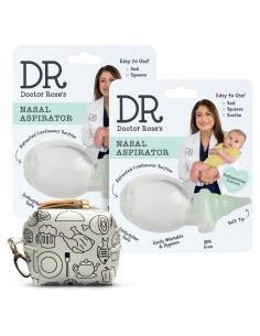 Aspirador Nasal Dr. Rose para Bebé Doble Succión - 2 Unidades
