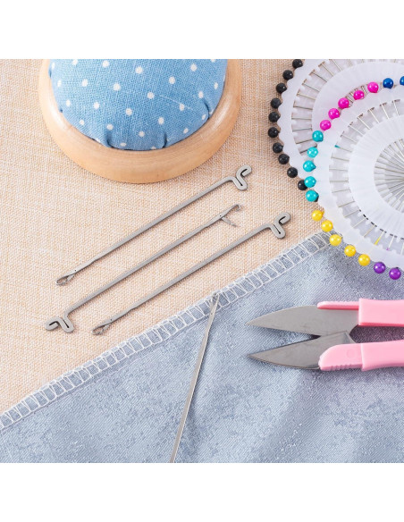 PAGOW 10 Pcs Ganchos de Cierre de Acero Inoxidable para Tejido PAGOW 10 Pcs Ganchos de Cierre de Acero Inoxidable para Tejido