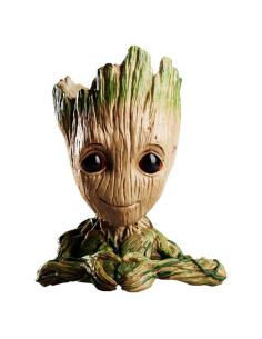Maceta Baby Groot Mikayoo con Drenaje para Suculentas 7.62cm