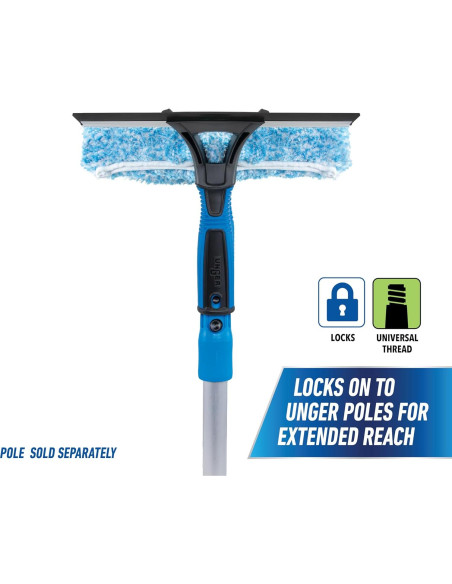 Limpiaparabrisas y Esponja 2-en-1 Unger 25.4 cm Profesional