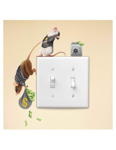 Calcomanía de Pared Ratón Libro de Lectura Micesterpiece 9.9cm