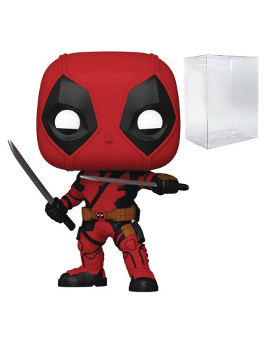 Figura de Vinilo POP Deadpool Funko 9.5 cm con Protector