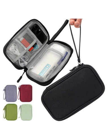 Estuche Organizador Electrónico CAAORDKSO Negro Impermeable