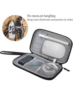 Estuche Organizador Electrónico CAAORDKSO Negro Impermeable 2