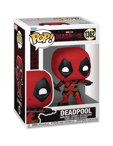 Figura de Vinilo POP Deadpool Funko 9.5 cm con Protector