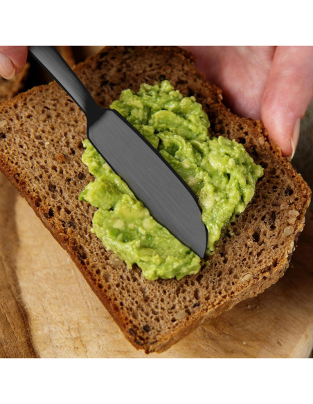 Juego de 6 cuchillos para untar mantequilla E-far 18/0 17.78 cm