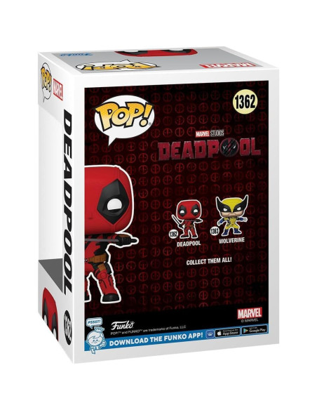 Figura de Vinilo POP Deadpool Funko 9.5 cm con Protector