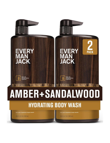 Gel de Ducha Nutritivo Every Man Jack 1000 ml Ámbar + Sándalo