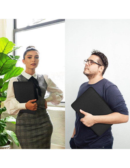 Funda para Laptop 14" AREYTECO Negra Resistente al Agua