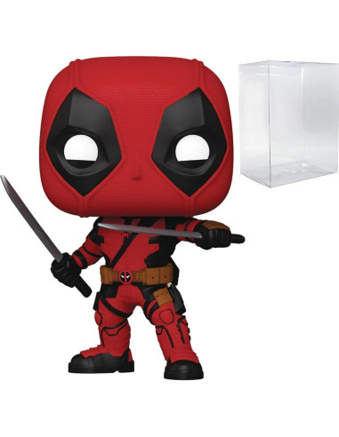 Figura de Vinilo POP Deadpool Funko 9.5 cm con Protector
