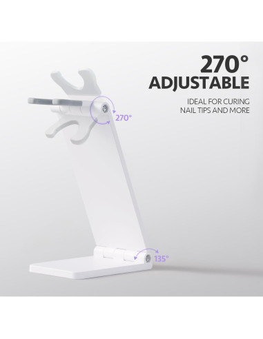 Lámpara de Uñas Inalámbrica GAOY UV Portátil Blanca 14.1cm