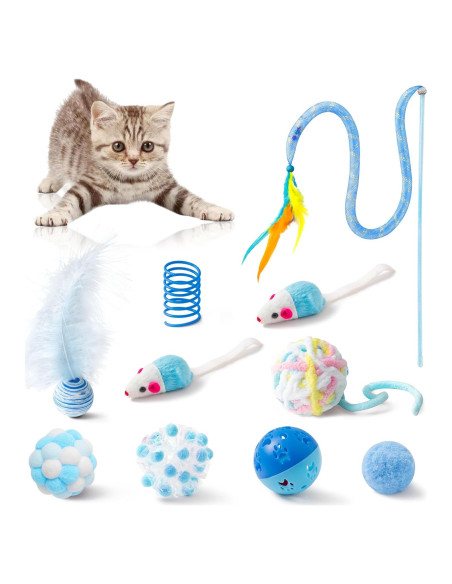Set de Juguetes para Gatos MALLMALL6 - 10 Piezas Interactivas