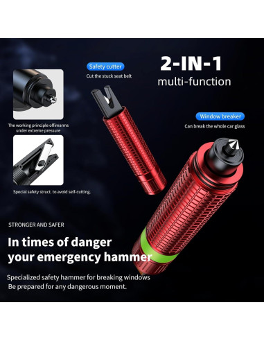 Cortador de Cinturón de Seguridad y Rompeventanas Seoulish AEL2501