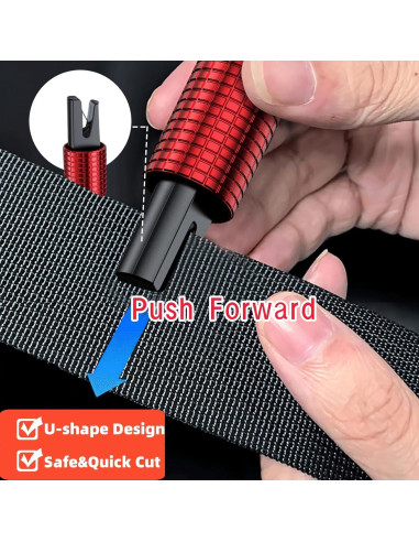 Cortador de Cinturón de Seguridad y Rompeventanas Seoulish AEL2501