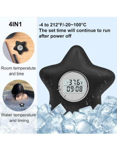 Termómetro de Baño de Hielo 4 en 1 BaokiTook Flotante 2