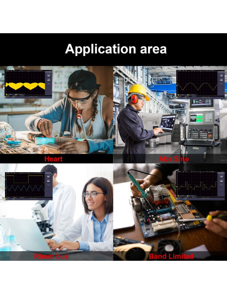 Osciloscopio Digital HANMATEK DOS1102 110MHz 2 Canales 7"
