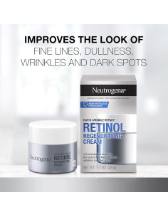 Crema Hidratante Facial Neutrogena 48.2g con Retinol y Ácido Hialurónico 2