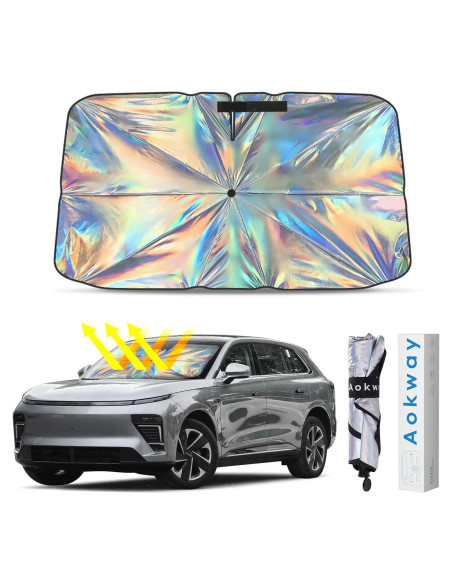 Sombra Solar Aokway FY01 para Parabrisas de Coche 139.7x80 cm Sombra Solar Aokway FY01 para Parabrisas de Coche 139.7x80 cm