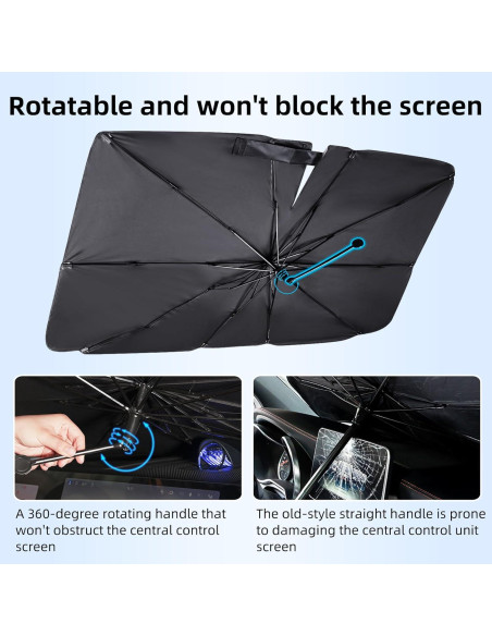 Sombra Solar Aokway FY01 para Parabrisas de Coche 139.7x80 cm Sombra Solar Aokway FY01 para Parabrisas de Coche 139.7x80 cm