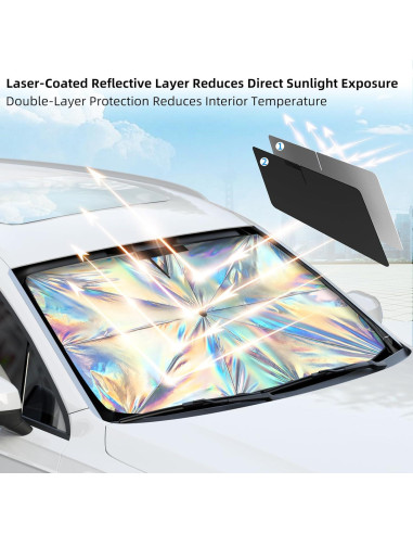 Sombra Solar Aokway FY01 para Parabrisas de Coche 139.7x80 cm