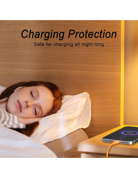 Cable de Carga Rápida Lightning YEFOOT 1.8m Certificado MFi Cable de Carga Rápida Lightning YEFOOT 1.8m Certificado MFi