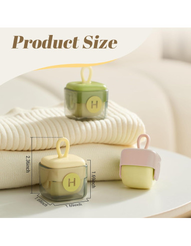 Rodillo de Pelusa Reutilizable G.TWONG Mini Beige 4.29cm