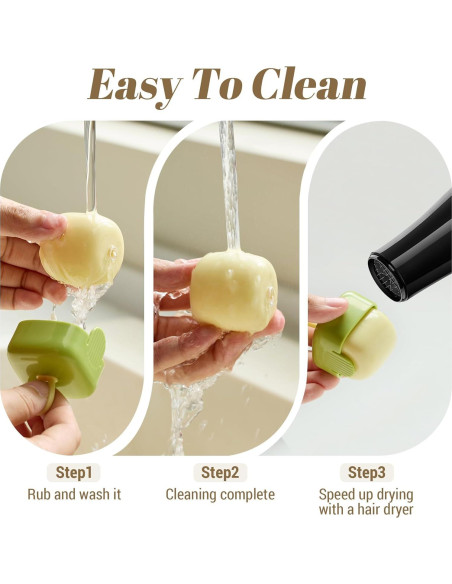 Rodillo de Pelusa Reutilizable G.TWONG Mini Beige 4.29cm