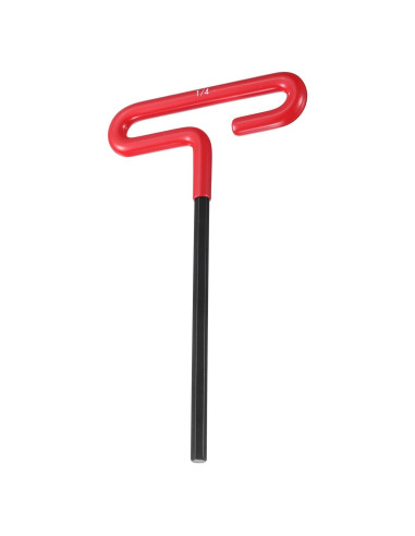 Llave Hexagonal T Harfington 1/4" (6.35mm) Larga con Acolchado