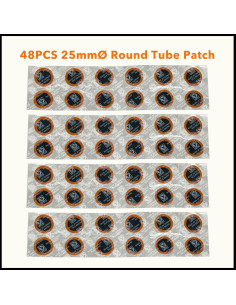 Kit de Reparación de Neumáticos PAX 48 Pcs 25mm Redondos 2
