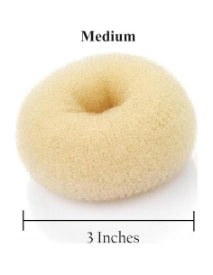 Dona para Cabello Beaute Galleria Mediana Beige 7.62 cm 2