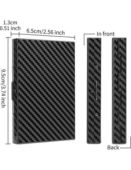 Billetera RFID de Acero Inoxidable LOUEBICA para Tarjetas