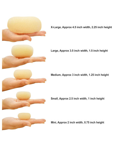 Dona para Cabello Beaute Galleria Mediana Beige 7.62 cm