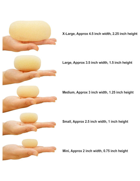 Dona para Cabello Beaute Galleria Mediana Beige 7.62 cm