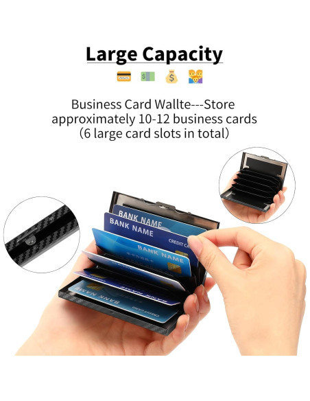 Billetera RFID de Acero Inoxidable LOUEBICA para Tarjetas