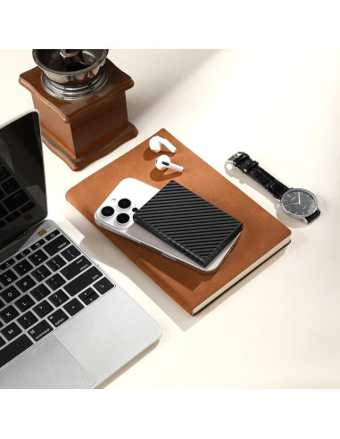 Billetera RFID de Acero Inoxidable LOUEBICA para Tarjetas