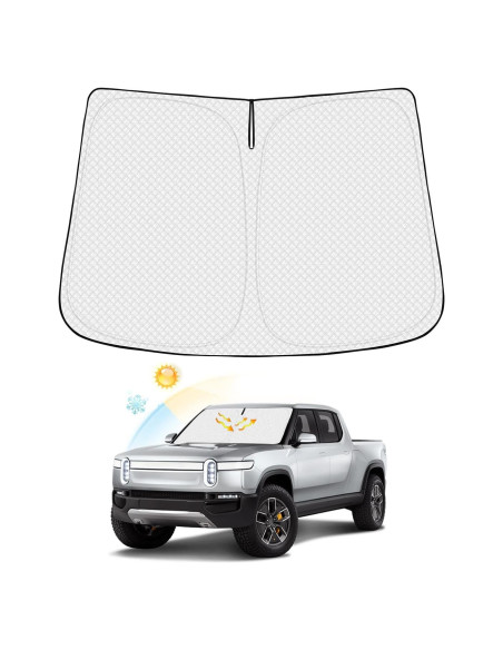 Protector Solar Parabrisas Canvcle Rivian R1T 2022-2026 6 Capas