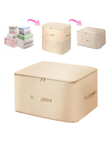 Bolsa de Compresión Extra Grande VMQIPNS Albaricoque para Ropa