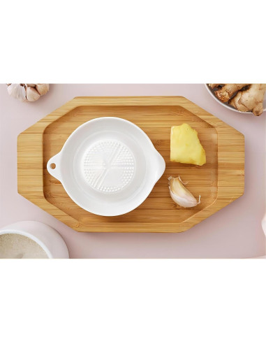 Placa Ralladora Cerámica Avanzada Bamboo's Grocery 10.16 cm