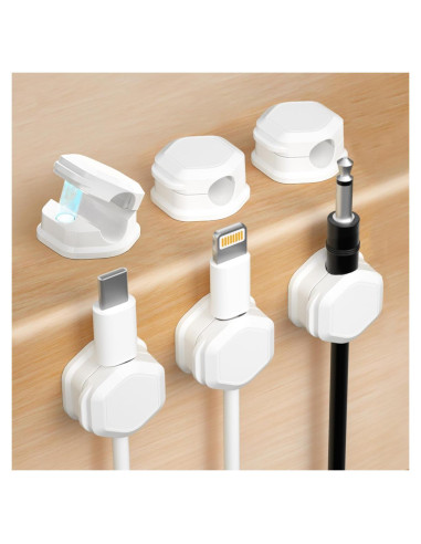 Organizador de Cables Promotion Love - Clips Magnéticos 6pcs