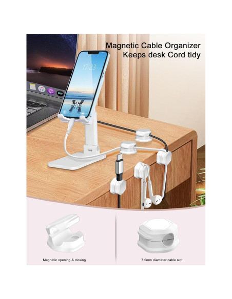 Organizador de Cables Promotion Love - Clips Magnéticos 6pcs