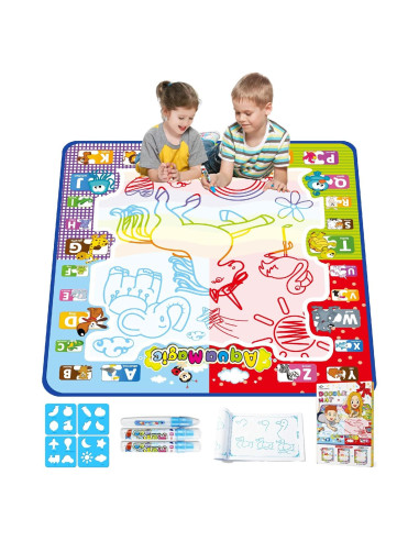 Alfombrilla Mágica de Dibujo de Agua Jasonwell 79x79 cm