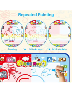 Alfombrilla Mágica de Dibujo de Agua Jasonwell 79x79 cm 2