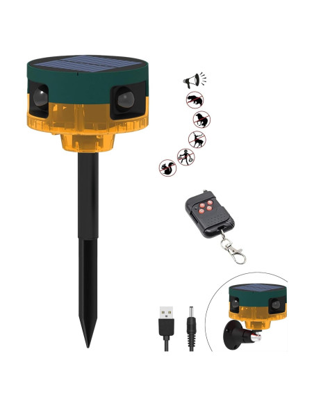 Alarma Solar de Movimiento QXMH para Exteriores 129dB