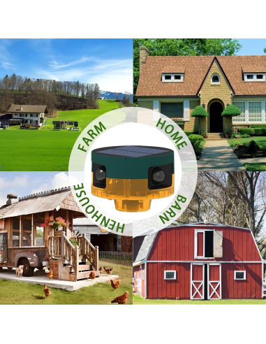 Alarma Solar de Movimiento QXMH para Exteriores 129dB